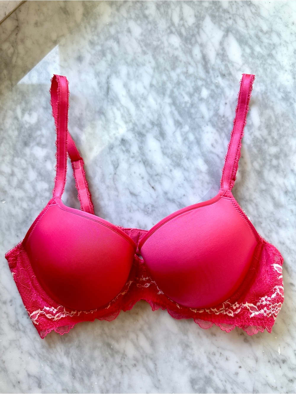 Wacoal Embrace Lace T-Shirt Bra Coral